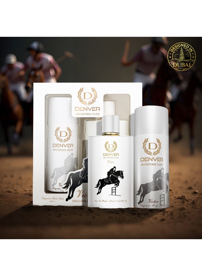 Denver Gift Pack Victor ( Deo 165ML + Perfume 100ML) - Image 1